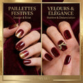 Coffret Press-On Nails — Éclat de Fêtes & Kit d'Application Offert